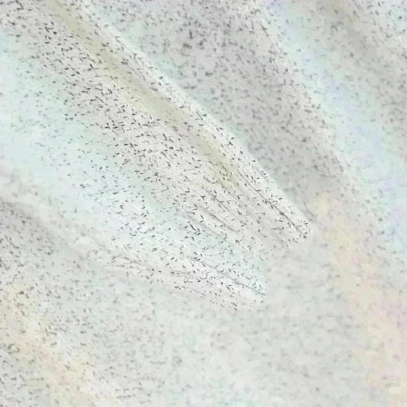 NWT CHAPS Size L Red Lodge Knit Cream color/marled 1/4 zip pullover sweater - Picture 5 of 16